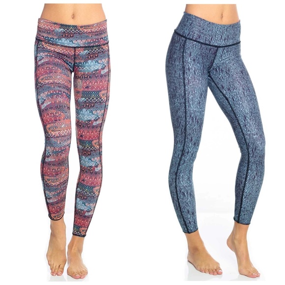 hottie Pants - Hottie Yoga Wear Reversible Printed Leggings Size Medium?